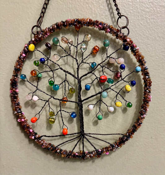 Wire Tree of Life Lg Bead : 7"