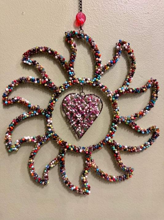 Wire Beaded Flower