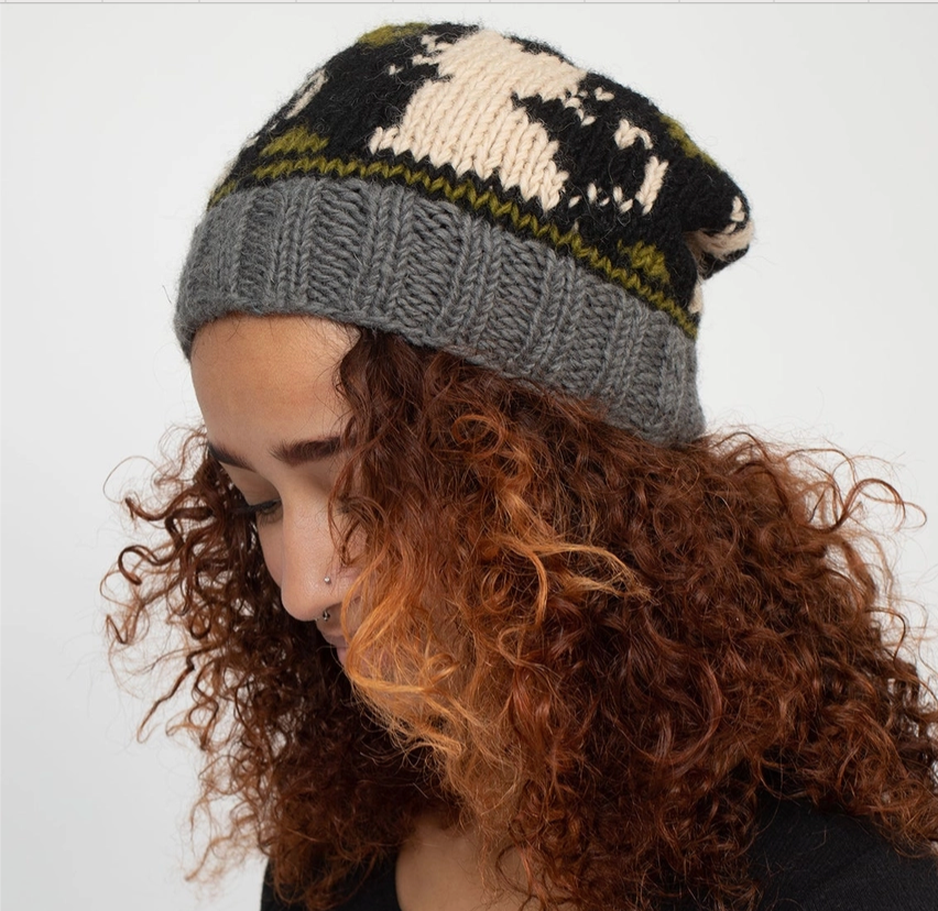 Cat Love Slouchy Beanie