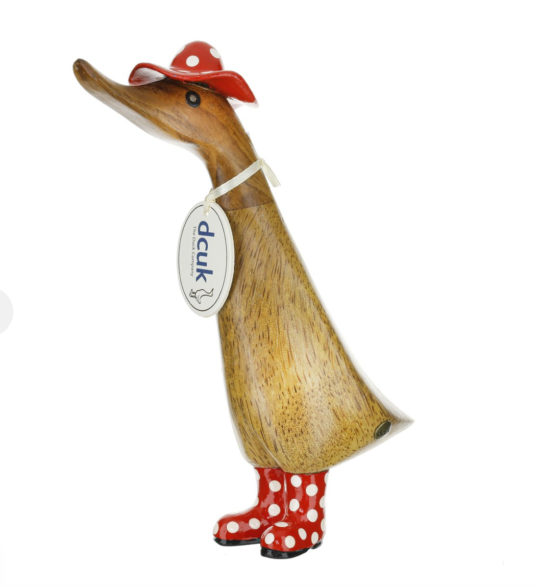 Spotty Hat + Boots Duckling