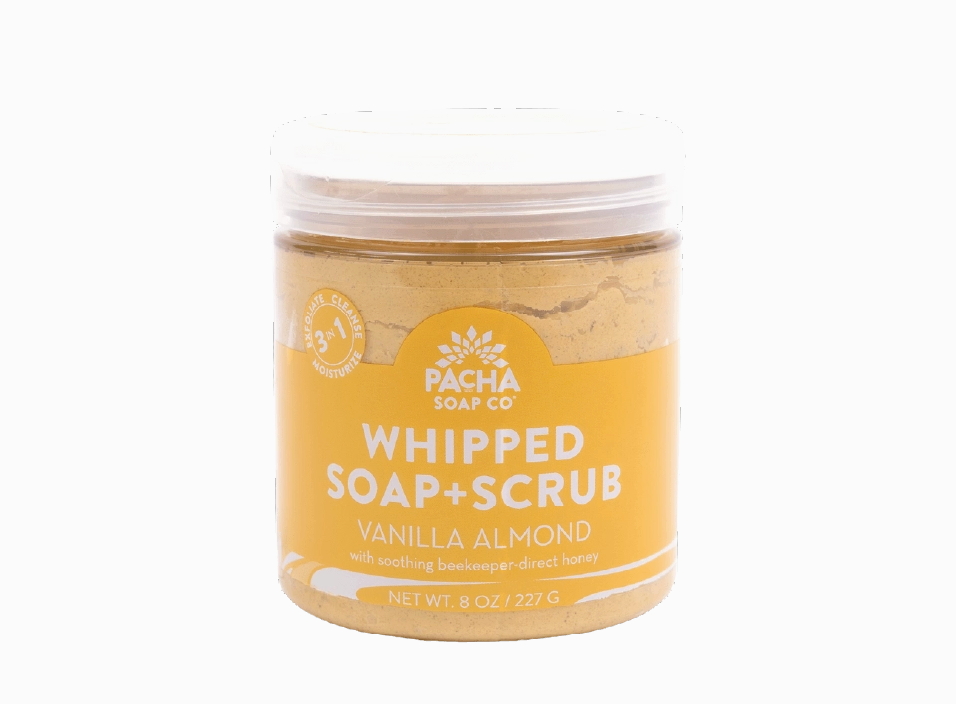 Vanilla Almond Whipped Soap + Scrub