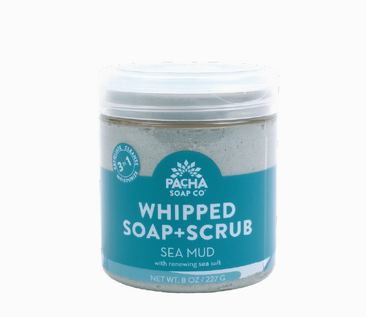 Sea Mud Whipped Soap + Scrub