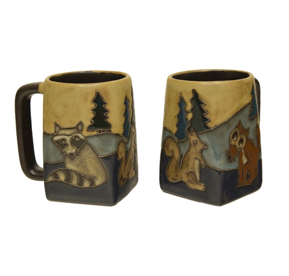 Mara Stoneware Forest Animals Mug