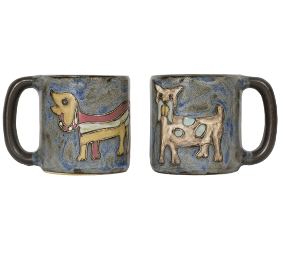 Mara Stoneware Dogs Mug