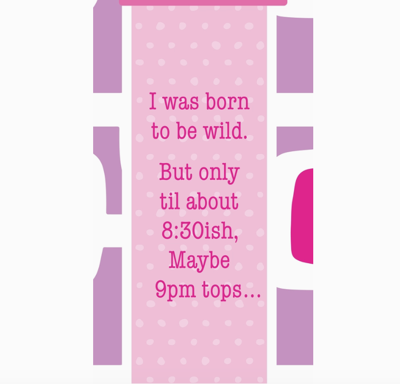 Snarky Dish Towel: Born To Be Wild