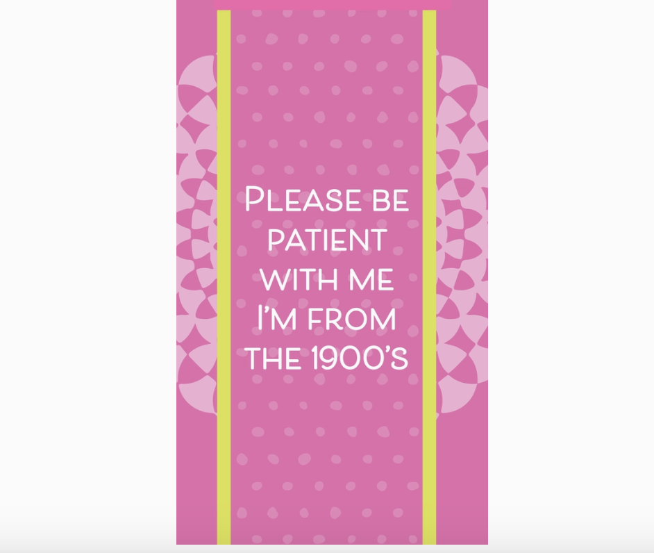 Snarky Dish Towel: From the 1900s