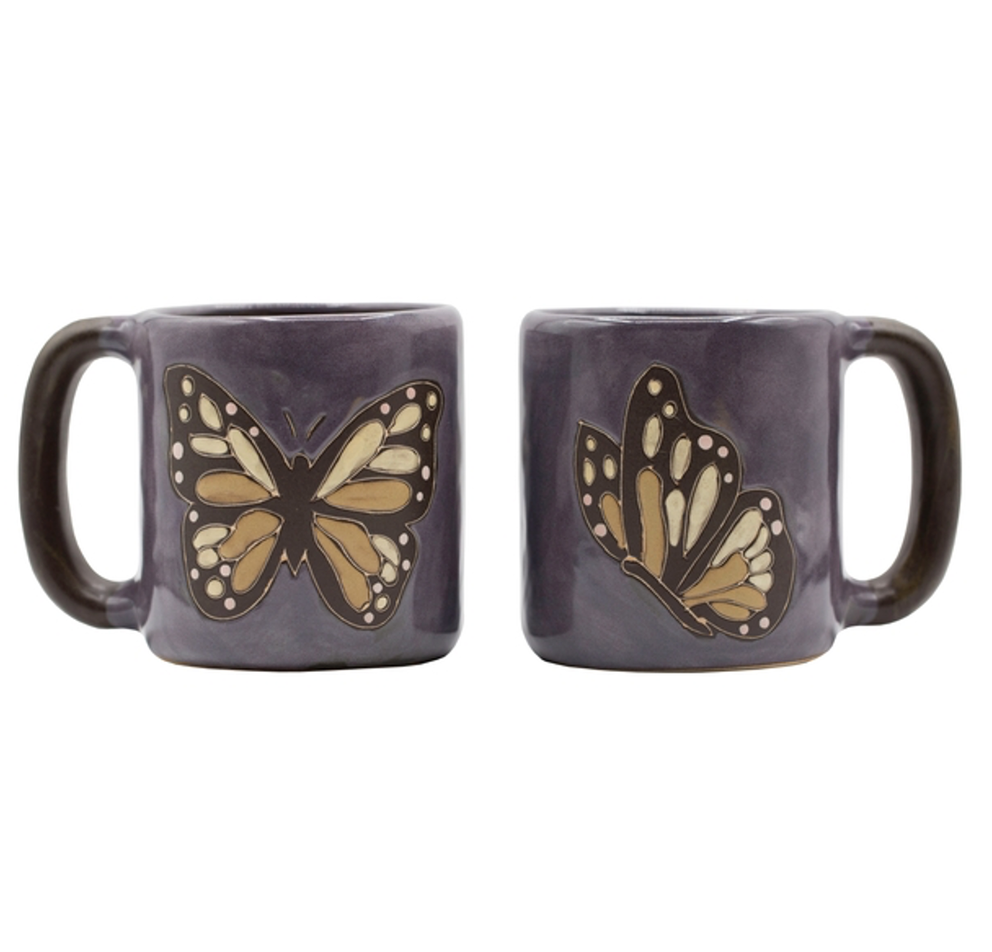 Mara Stoneware Monarch Butterfly Mug