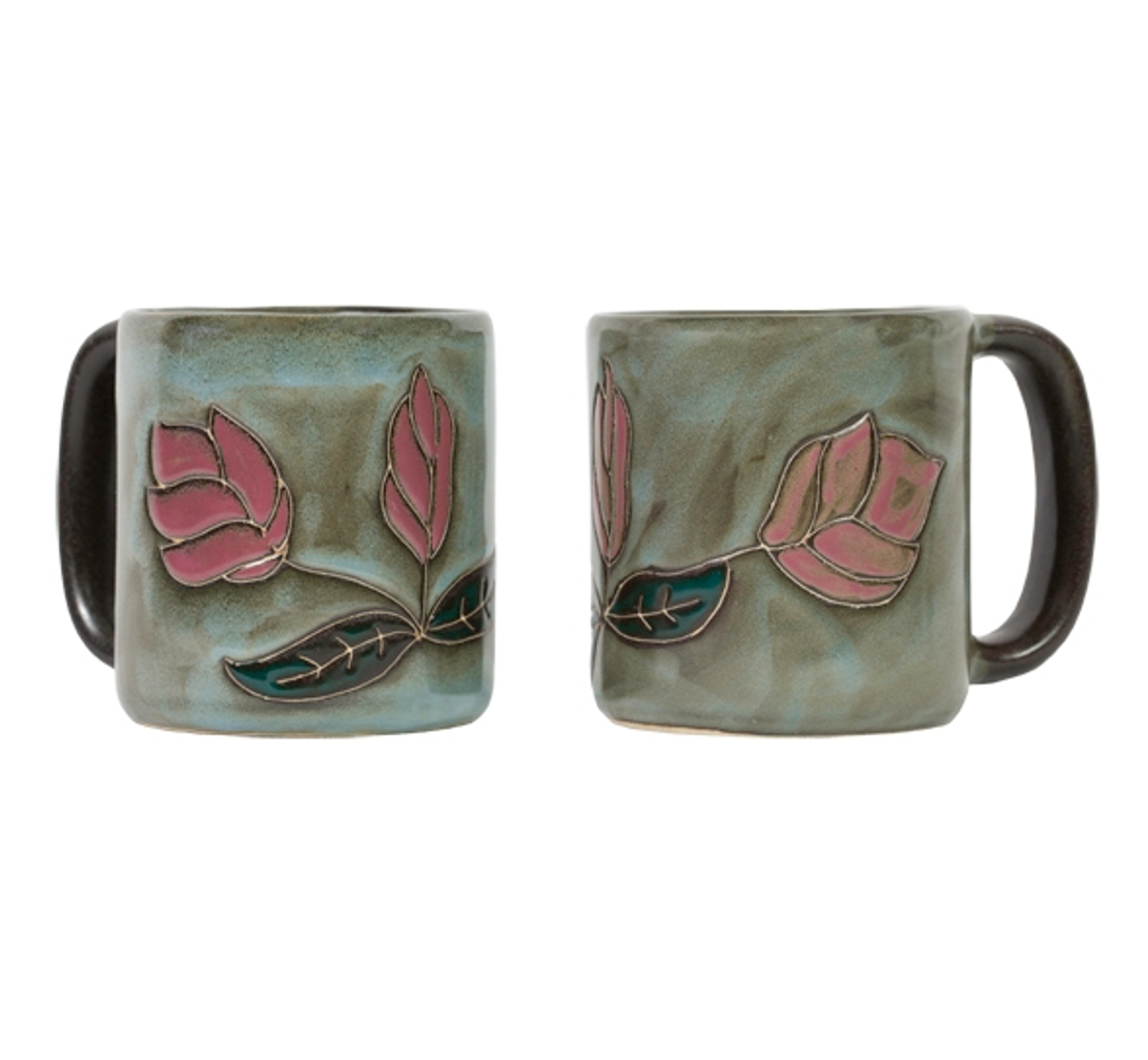 Mara Stoneware Rose Mug