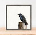 Fall Raven Mini Canvas