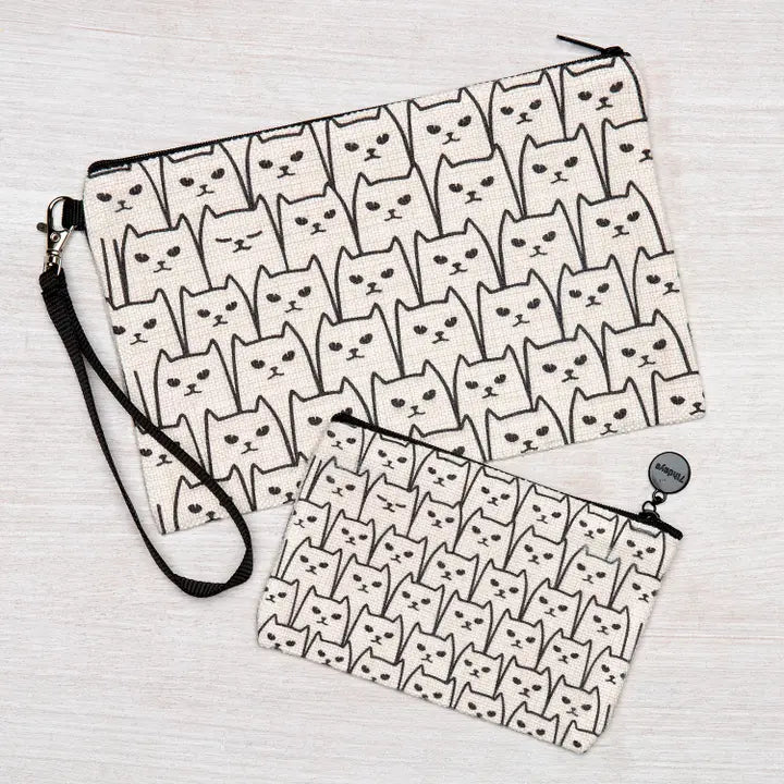 Cat Zipper Pouch - Large