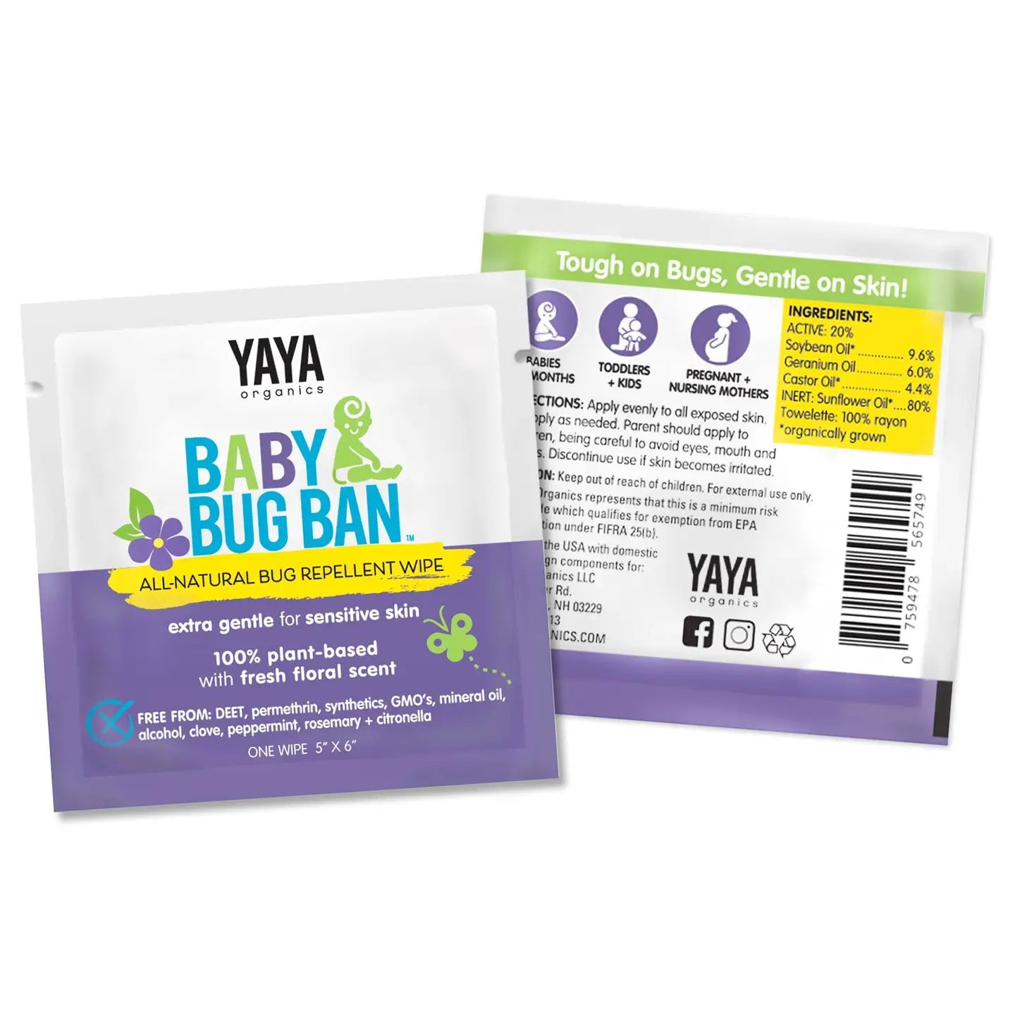 Baby Bug Ban Wipes