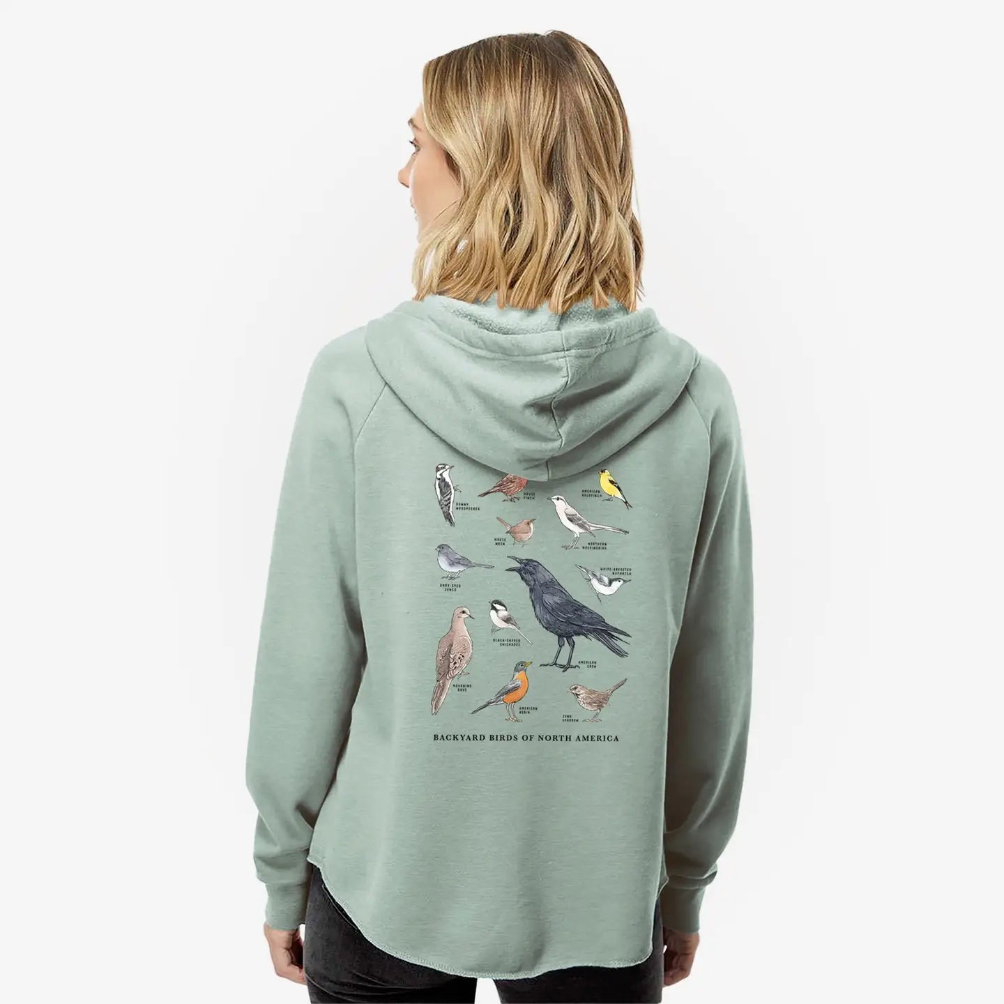 Common Backyard Birds Hooded Sweatshirt