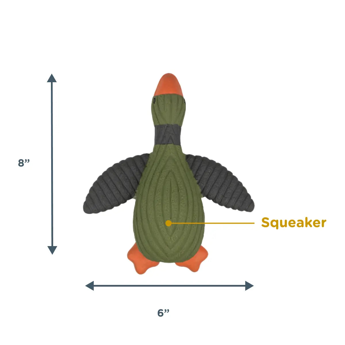 Duck Squeaker Dog Toy