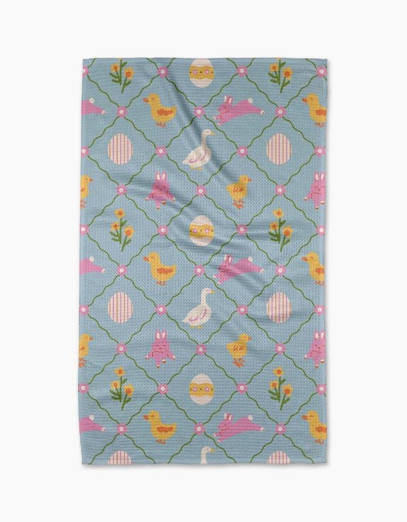 Geometry Tea Towel : Easter Critters