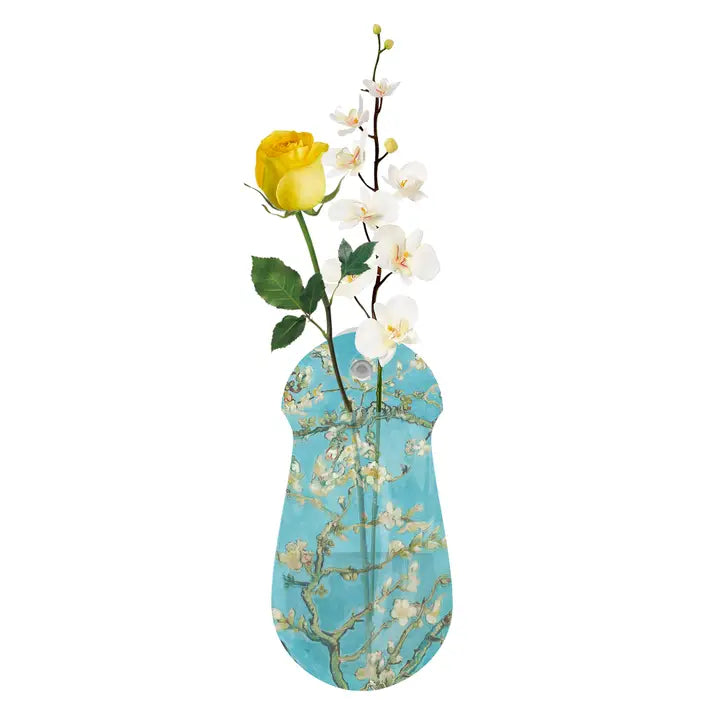 Suction Cup Window Vase VanGogh Almond Blossom