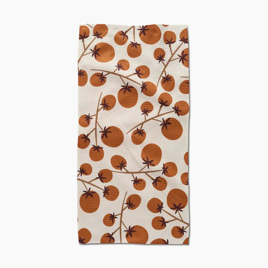 Geometry Bar Towel: Tomato Harvest