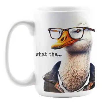What the . . . Duck Anthropomorphic Mug