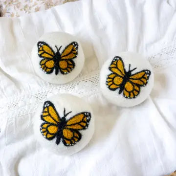 Monarch Butterfly Dryer Ball