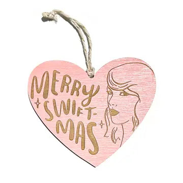 Merry Swiftness Taylor Swift Ornament Sm