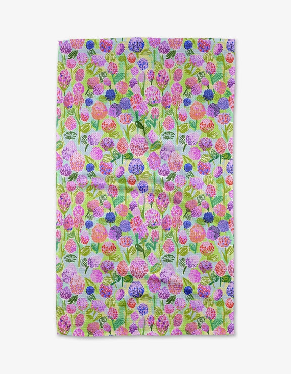 Geometry Tea Towel: Spring Clovers