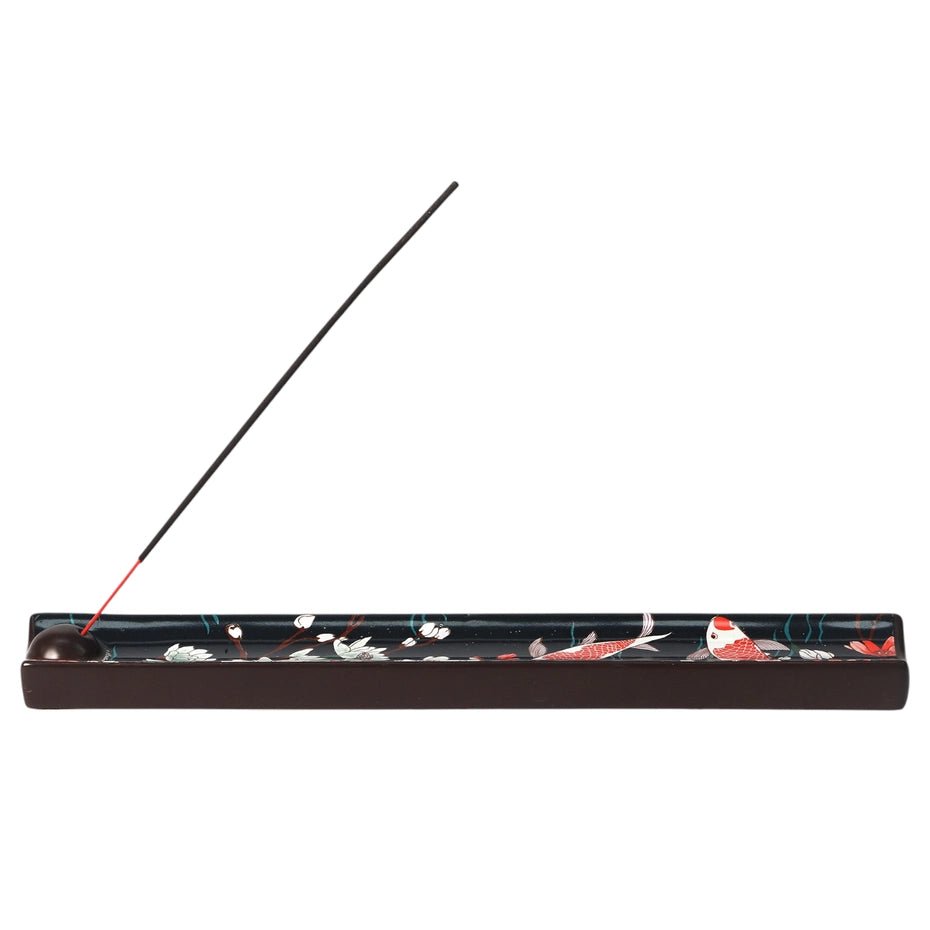 Ceramic Koi Fish Incense Burner