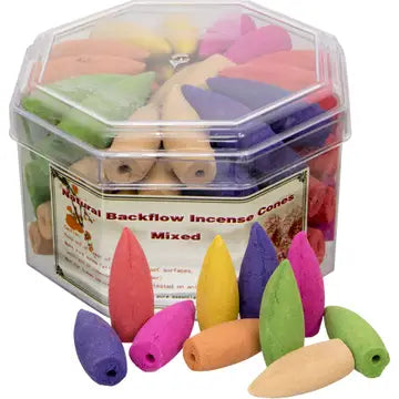 Backflow Incense Cones Mixed pk/70