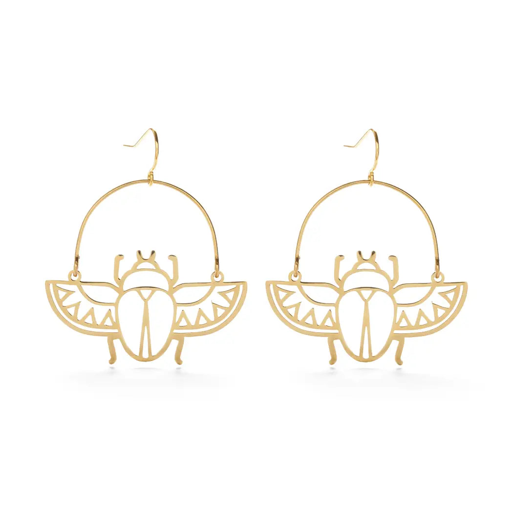 Scarab Hoops
