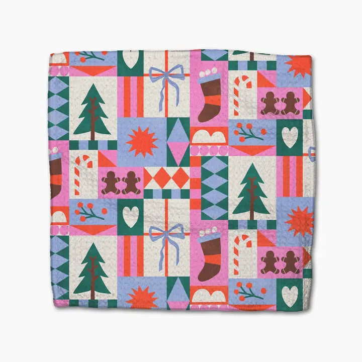 Geometry Dishcloth Pack: Festive Cheer