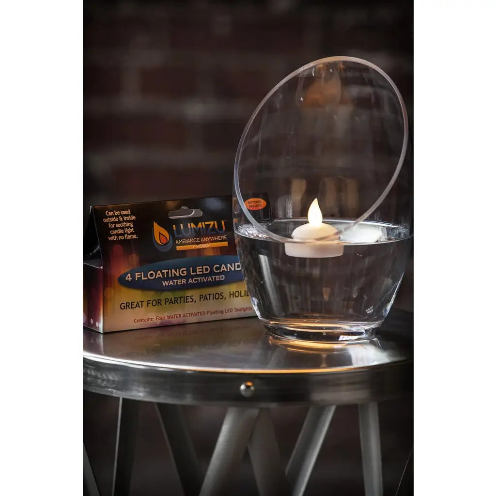 Water Activated LED Candles 4pk