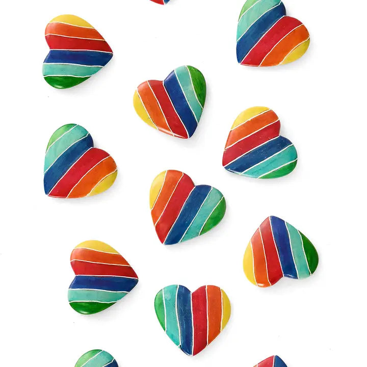 Flat Rainbow Heart