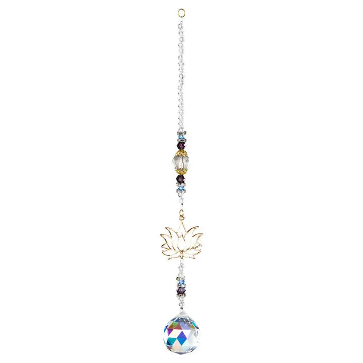 Lotus Crystal Suncatcher