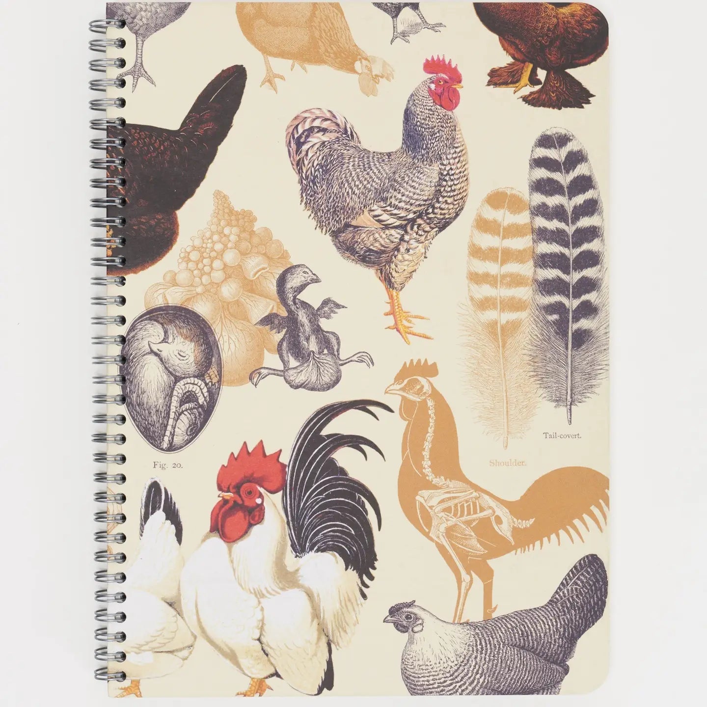 Chickens Spiral Notebook