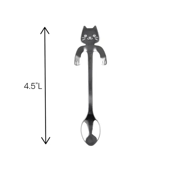 Cat Hanging Teaspoon