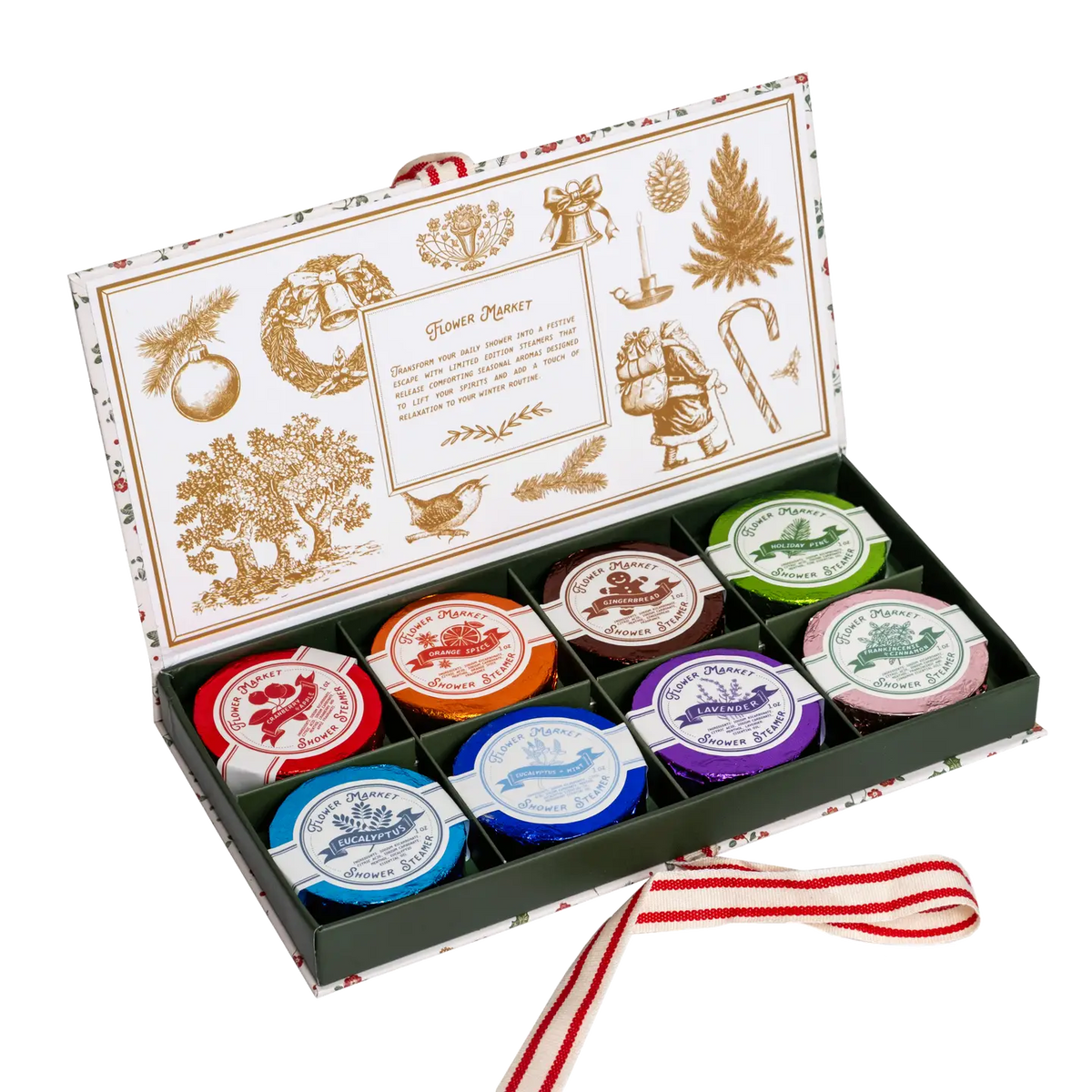 Holiday Shower Steamer 8 pk Gift Set