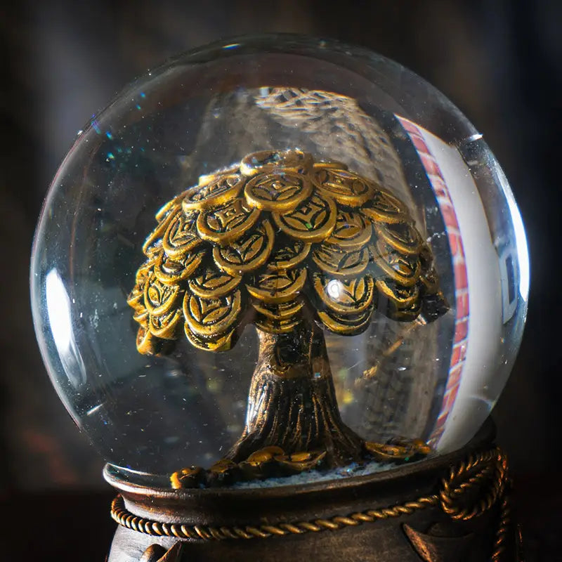 Feng Shui Money Tree Water Globe