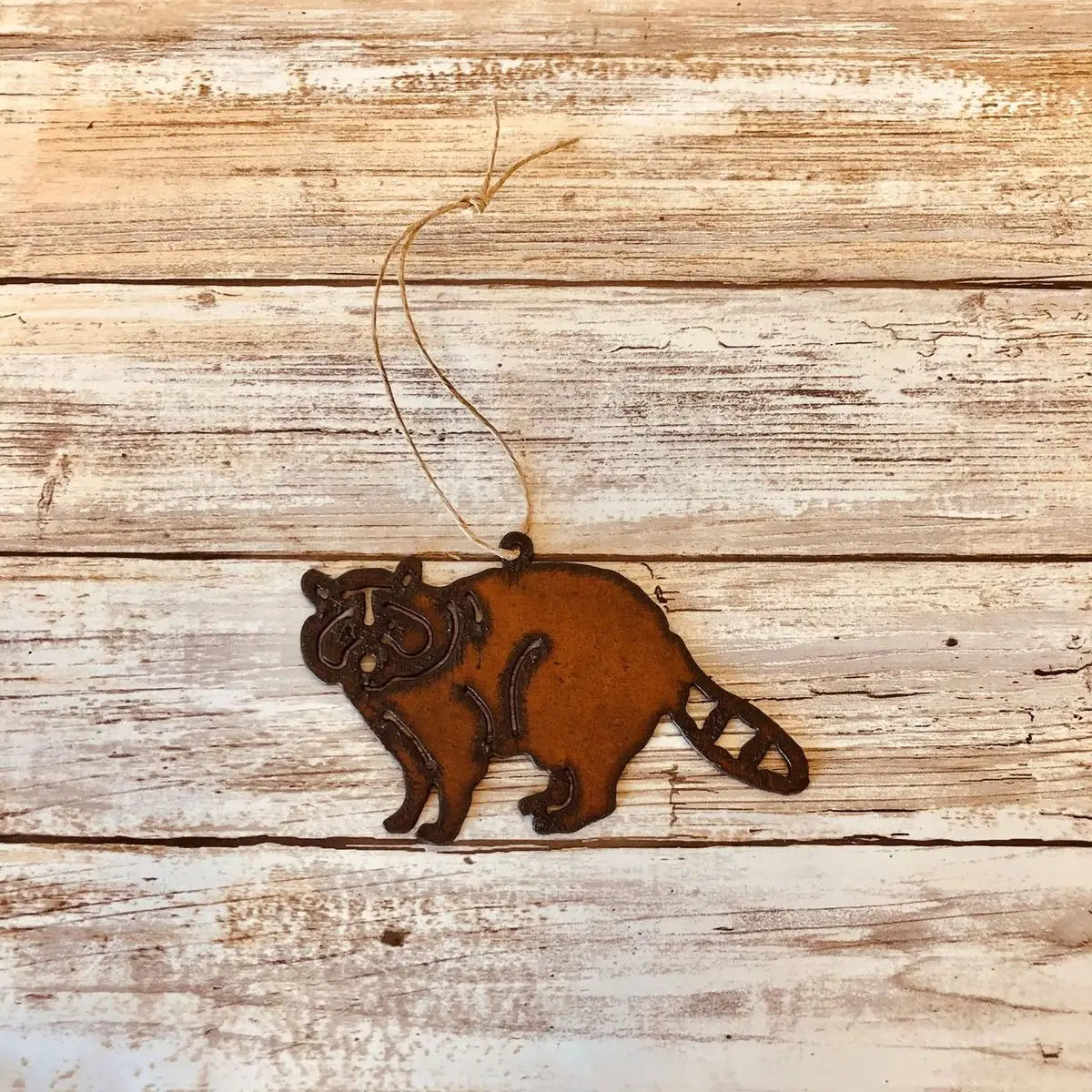 Rusty Raccoon Ornament