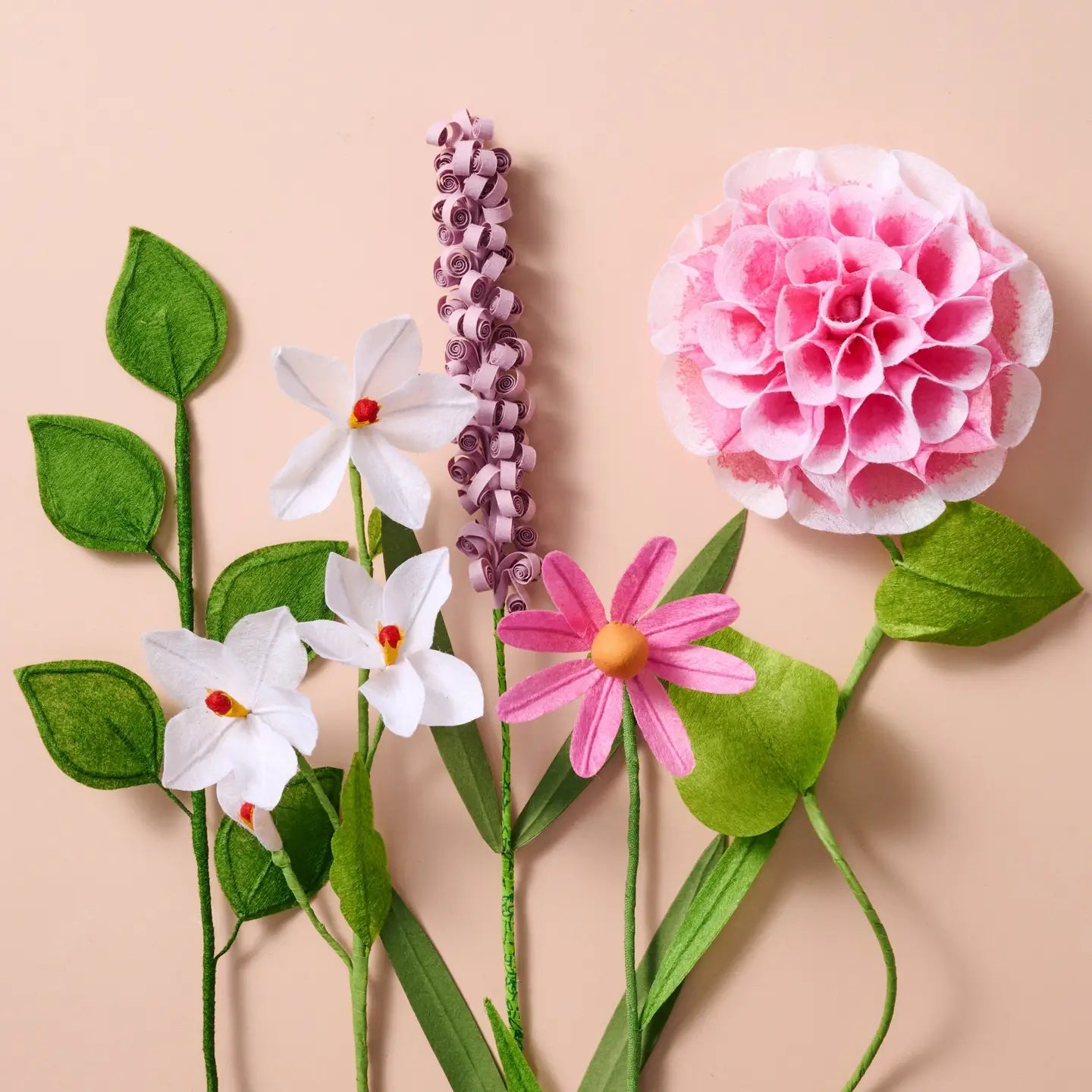 Jute Paper Lilac Flower