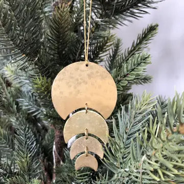 Just a Phase Brass Ornament
