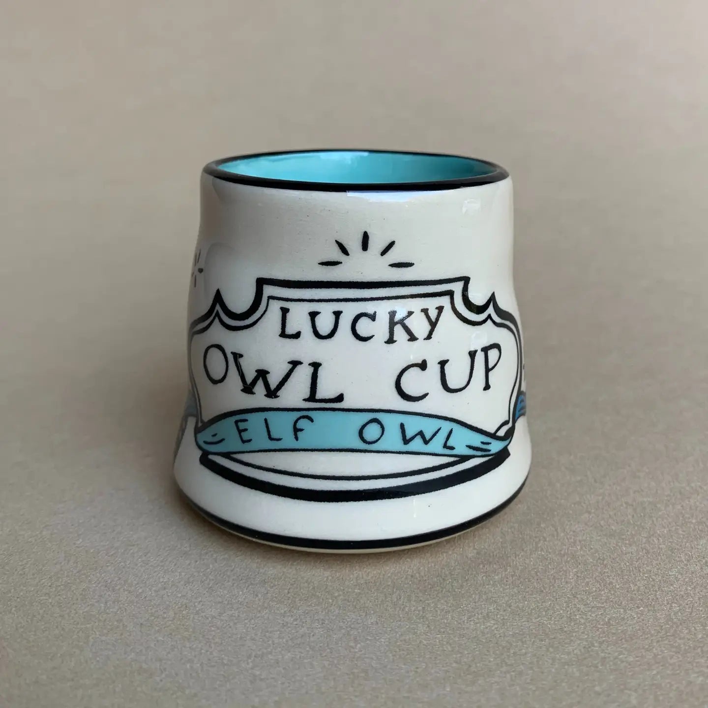 Lucky Elf Owl Cup Small
