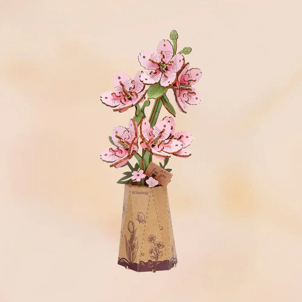 3D Wooden Flower Puzzle