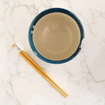 Cherry Blossom Design Bowl with Chopsticks set