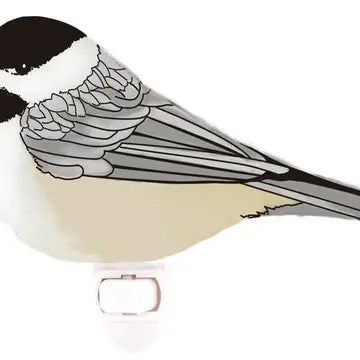 Glass Chickadee Shape Nightlight