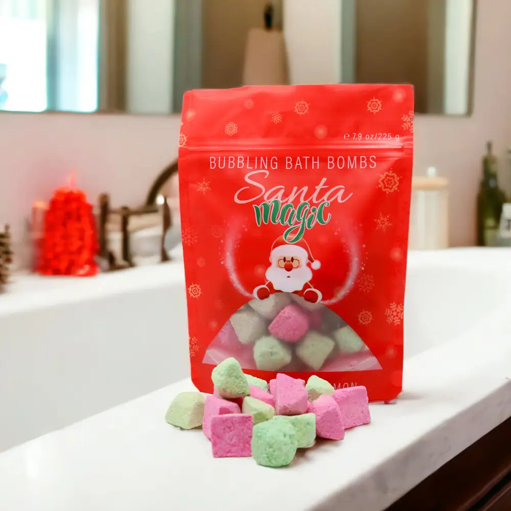 Holiday Bubble Bath Bombs