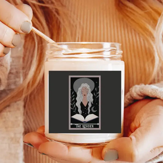 The Witchy Reader Crystal Candle
