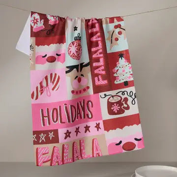 Geometry Tea Towel : Winter Wonder