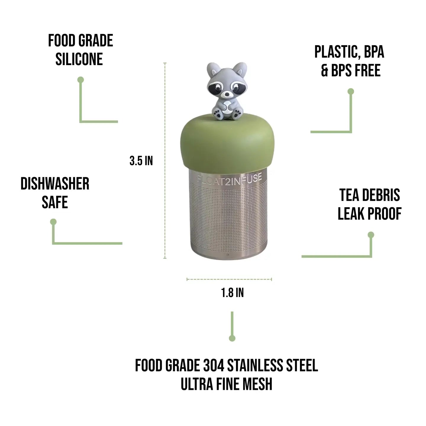 Raccoon Floating Tea Infuser