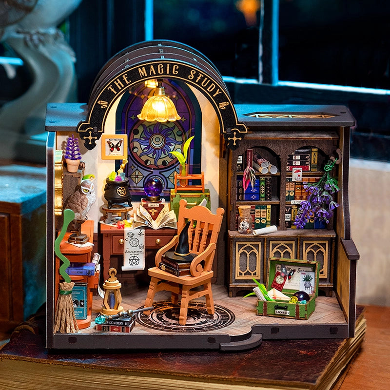 The Magic Study DIY Miniature House Puzzle