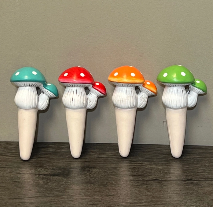 self watering spikes for indoor plants Mushroom Self Watering Spikes – Weeds