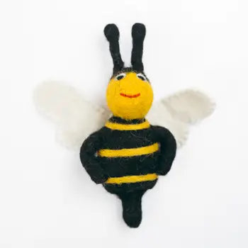 Bumblebee Finger Puppet