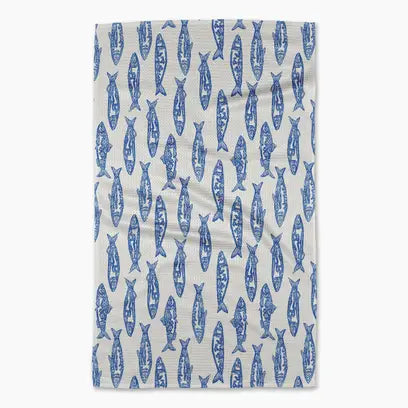 Geometry Tea Towel: Inshore